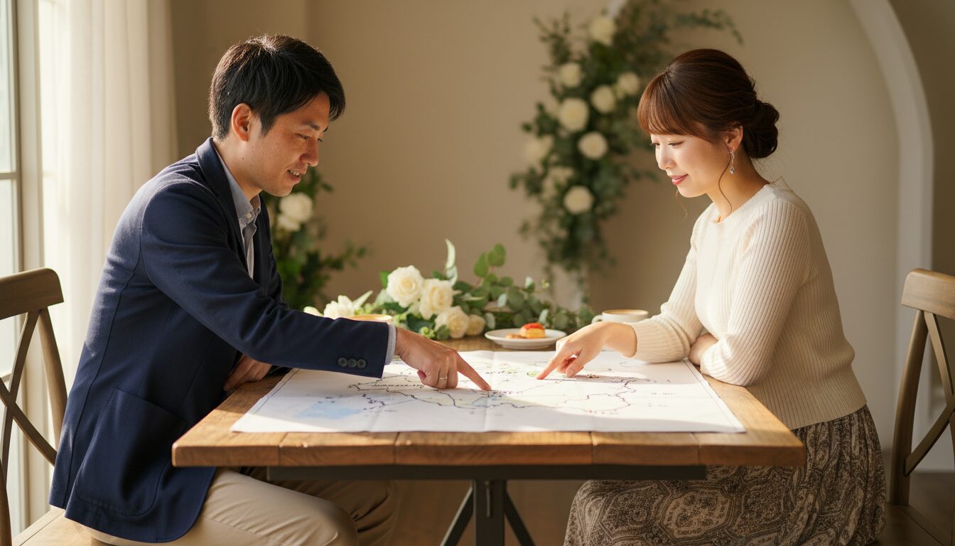 転勤族カップルの結婚式場選び。地元？今住んでいる場所？ - 1