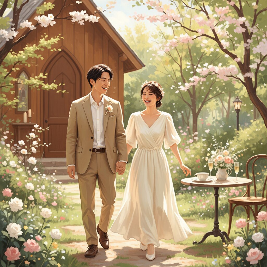 結婚式を諦めていたカップルへ。50万円以下で叶う小さな結婚式 アイキャッチ