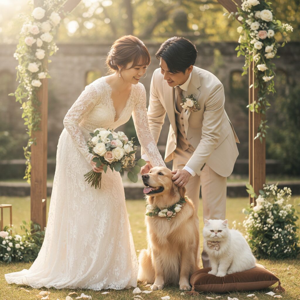 ペットと一緒に結婚式！犬猫参加OKの会場探しのコツと追加費用 アイキャッチ