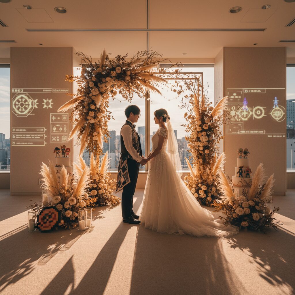 アニメ・ゲーム好きカップルのオタク結婚式！著作権と費用を抑える演出 アイキャッチ