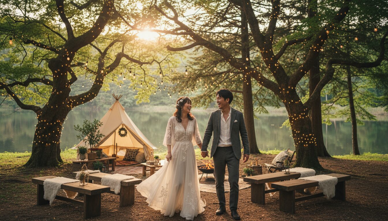 アウトドア・キャンプ好きの野外ウェディング。費用相場と注意点 - 1