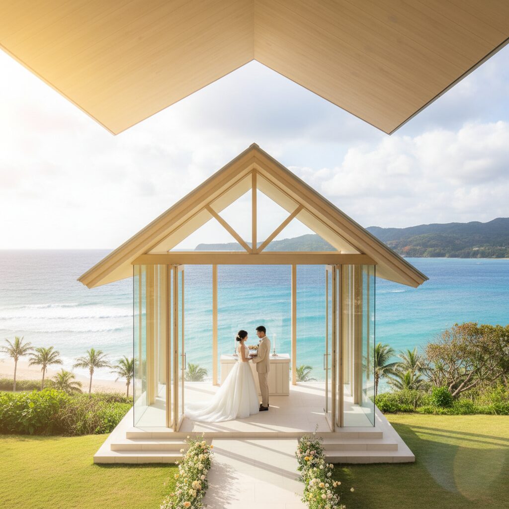 海が見えるチャペルで結婚式！国内リゾート（沖縄・軽井沢）の格安プラン アイキャッチ