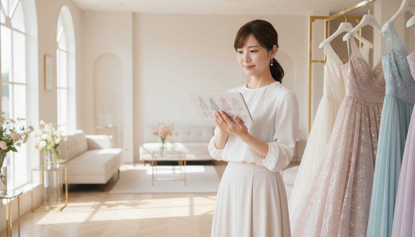 お色直しのカラードレスを安くするなら?2wayドレスや小物の工夫 - 1