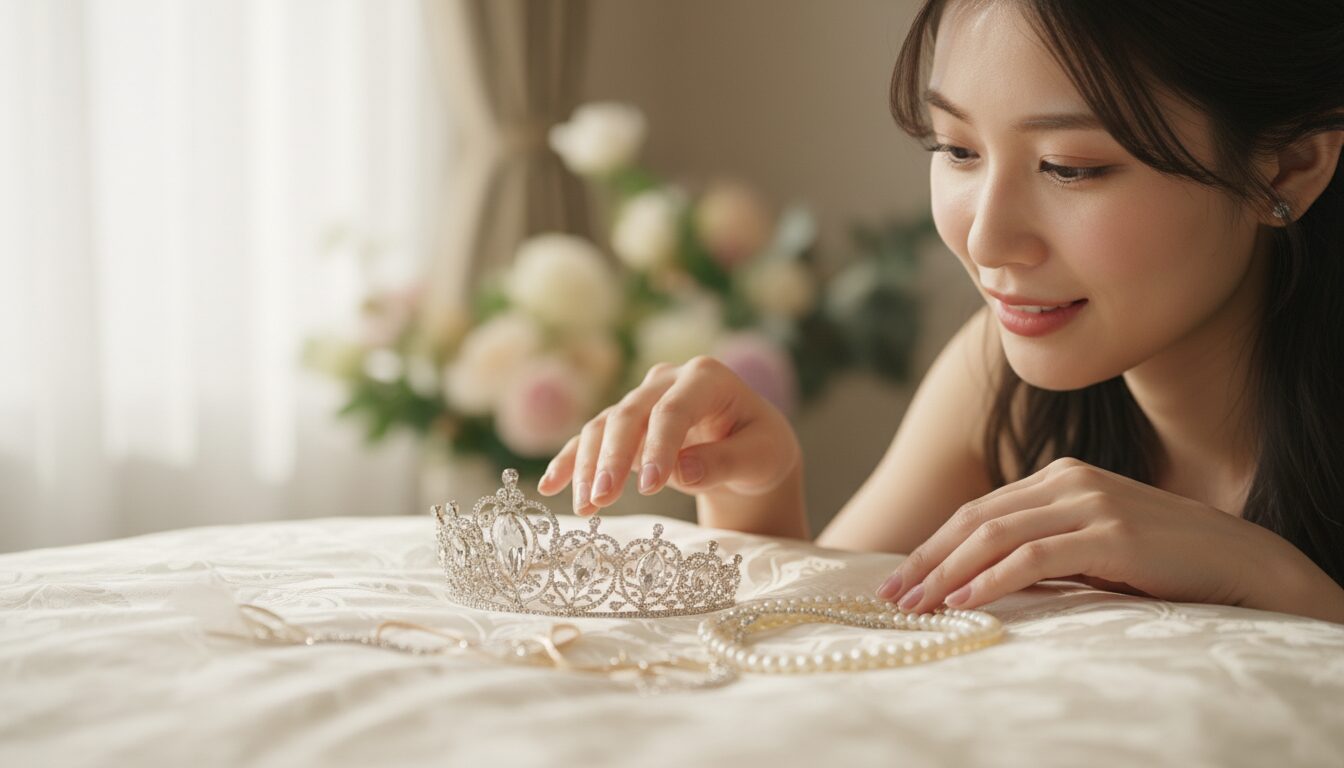 結婚式のアクセサリー（ティアラ・ネックレス）は格安レンタルか通販か - 1