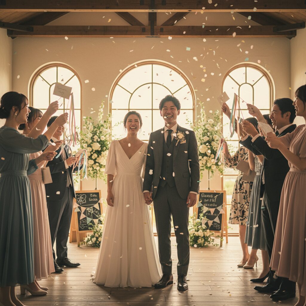 ゲスト参加型の結婚式演出！お金をかけずに盛り上がるアイデア10選 アイキャッチ