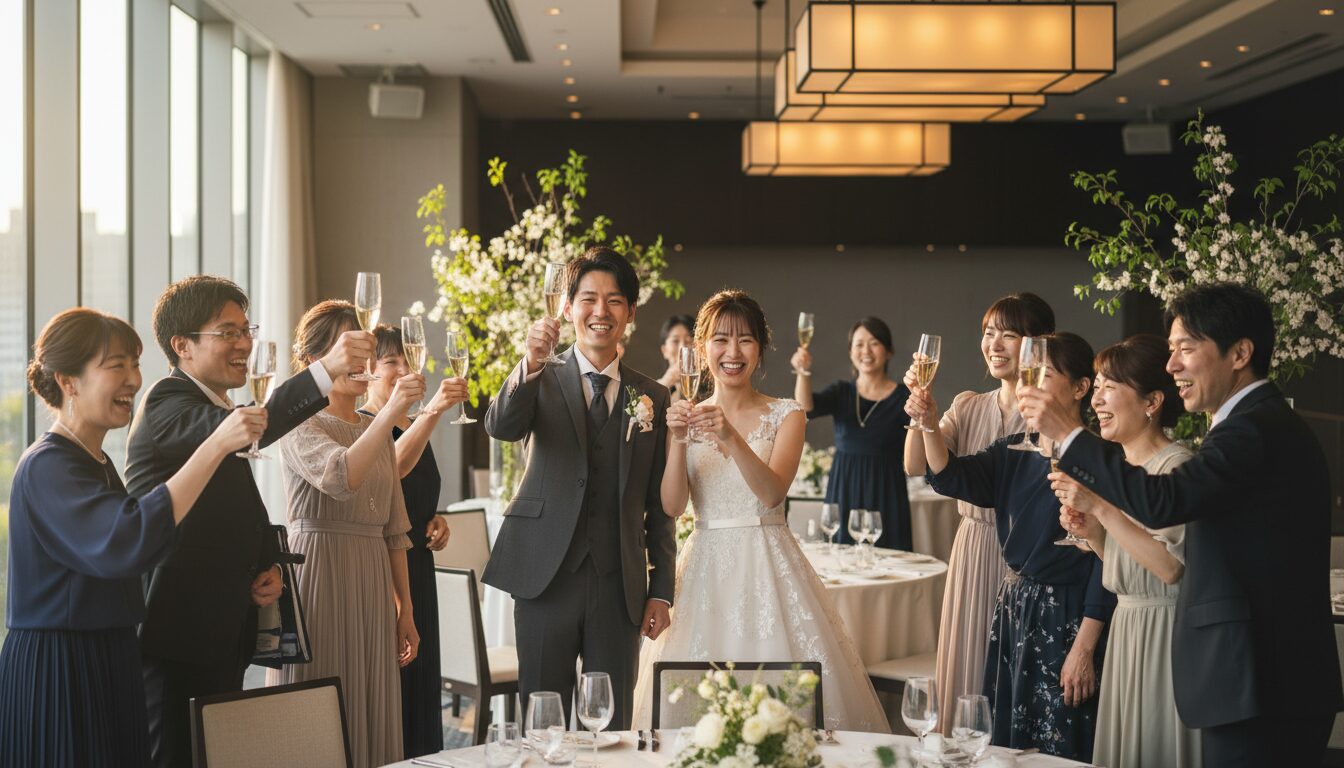 乾杯の挨拶は誰に頼む？上司を呼ばない結婚式での上手な進め方 - 1