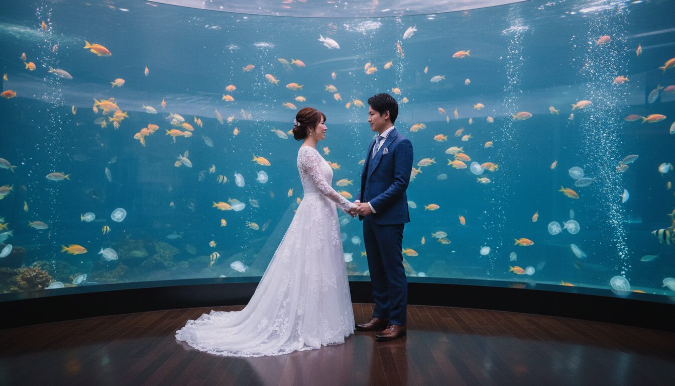 水族館やテーマパークでの結婚式はお金持ちだけ？意外と知らない費用 - 1