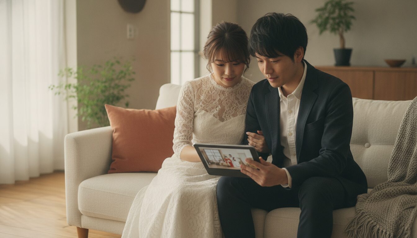 結婚式 写真 共有 - 1