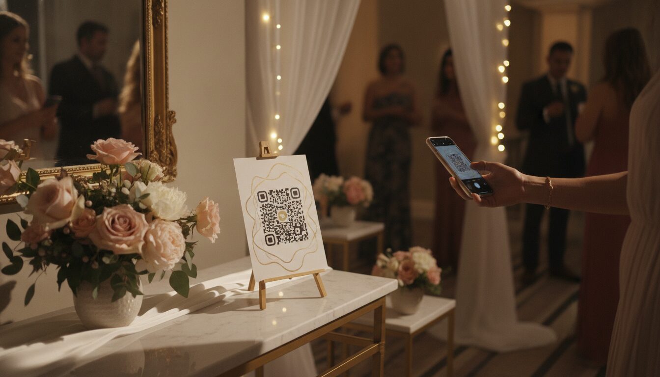 結婚式 写真共有 qrコード - 2