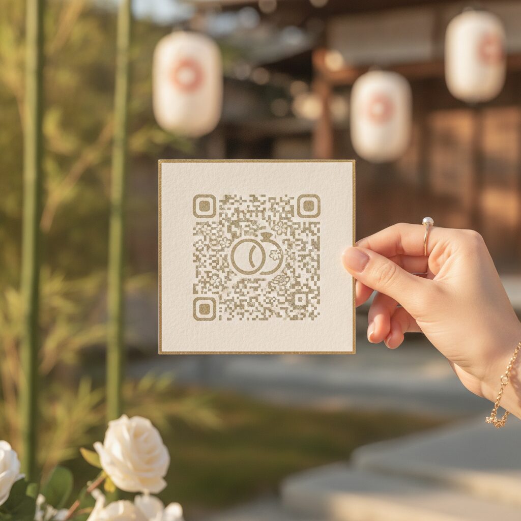 結婚式 写真共有 qrコード アイキャッチ
