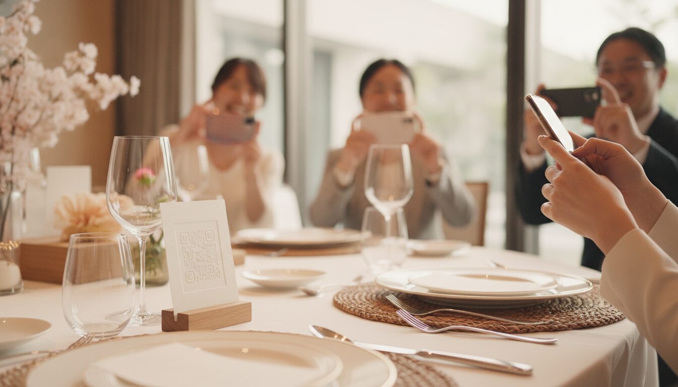 結婚式 qrコード 写真共有 - 1