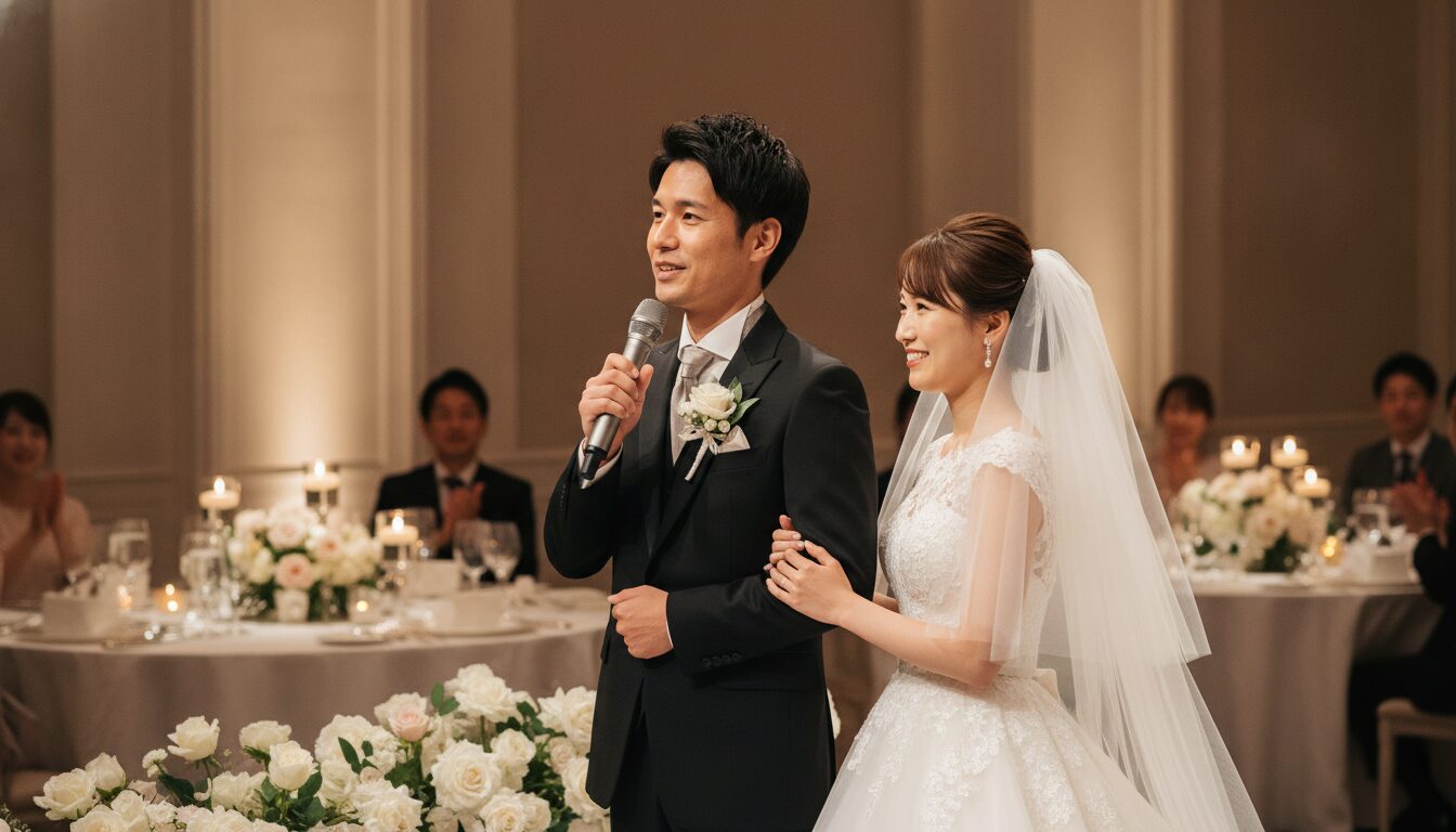 結婚式 乾杯 新郎新婦自ら - 2