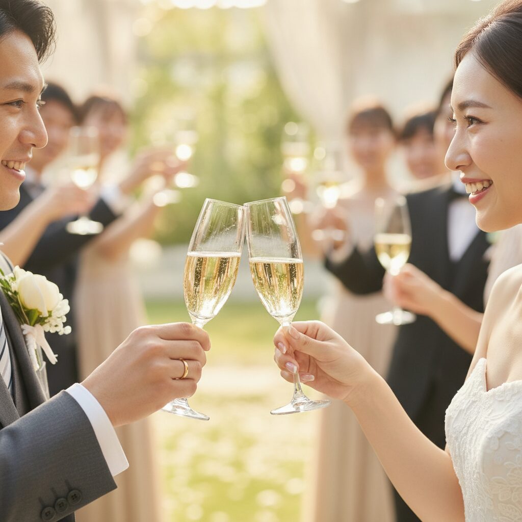 結婚式 乾杯 新郎新婦自ら アイキャッチ
