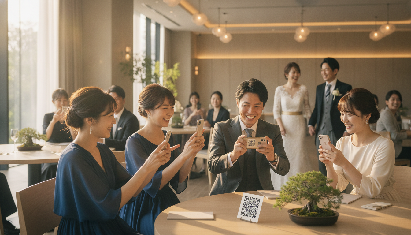 結婚式写真共有 qrコード 無料 - 1