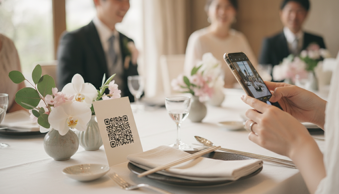 結婚式写真共有 qrコード 無料 - 2